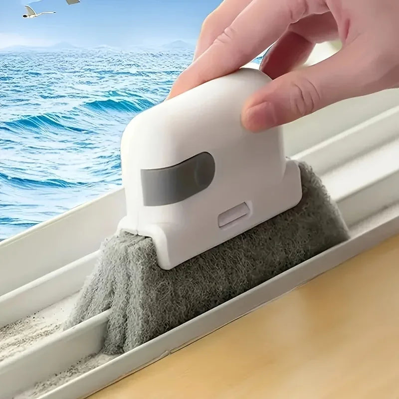 Universal brush for cleaning windows and doors, easy to clean.