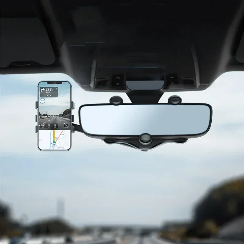 Suporte de telefone 360º para retrovisor do seu carro